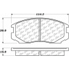 C-Tek Ceramic Brake Pads with Shims, C-Tek 103.06020