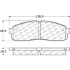 C-Tek Ceramic Brake Pads with Shims, C-Tek 103.06220