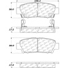 C-Tek Ceramic Brake Pads with Shims, C-Tek 103.06720