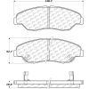 C-Tek Ceramic Brake Pads with Shims, C-Tek 103.07740