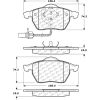 C-Tek Ceramic Brake Pads with Shims, C-Tek 103.08400