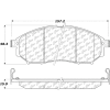 C-Tek Ceramic Brake Pads with Shims, C-Tek 103.08880