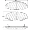 C-Tek Ceramic Brake Pads with Shims, C-Tek 103.09140