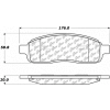C-Tek Ceramic Brake Pads with Shims, C-Tek 103.10110