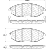 C-Tek Ceramic Brake Pads with Shims, C-Tek 103.10310