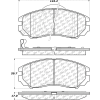 C-Tek Ceramic Brake Pads with Shims, C-Tek 103.11040