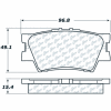 C-Tek Ceramic Brake Pads with Shims, C-Tek 103.12120
