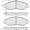 C-Tek Ceramic Brake Pads with Shims, C-Tek 103.13780