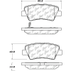 C-Tek Ceramic Brake Pads with Shims, C-Tek 103.15440