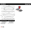 Posi Quiet Semi-Metallic Brake Pads with Hardware , Posi Quiet 104.00520