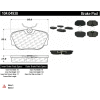 Posi Quiet Semi-Metallic Brake Pads , Posi Quiet 104.04930