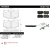 Posi Quiet Semi-Metallic Brake Pads with Hardware , Posi Quiet 104.05020