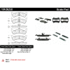 Posi Quiet Semi-Metallic Brake Pads with Hardware , Posi Quiet 104.06250