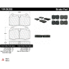 Posi Quiet Semi-Metallic Brake Pads , Posi Quiet 104.06390