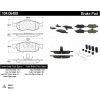 Posi Quiet Semi-Metallic Brake Pads with Hardware , Posi Quiet 104.06480
