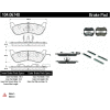 Posi Quiet Semi-Metallic Brake Pads with Hardware , Posi Quiet 104.06740