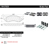 Posi Quiet Semi-Metallic Brake Pads with Hardware , Posi Quiet 104.07020