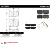 Posi Quiet Semi-Metallic Brake Pads with Hardware , Posi Quiet 104.07330