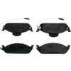 Posi Quiet Semi-Metallic Brake Pads with Hardware , Posi Quiet 104.07600