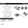 Posi Quiet Semi-Metallic Brake Pads with Hardware , Posi Quiet 104.08430