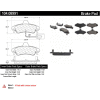 Posi Quiet Semi-Metallic Brake Pads with Hardware , Posi Quiet 104.08991