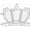 Posi Quiet Semi-Metallic Brake Pads , Posi Quiet 104.11300