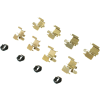 Posi Quiet Semi-Metallic Brake Pads with Hardware , Posi Quiet 104.12100