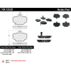Posi Quiet Semi-Metallic Brake Pads , Posi Quiet 104.12520