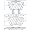 Posi Quiet Semi-Metallic Brake Pads , Posi Quiet 104.12710