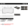 Posi Quiet Semi-Metallic Brake Pads with Hardware , Posi Quiet 104.13792