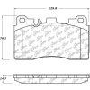 Posi Quiet Semi-Metallic Brake Pads with Hardware , Posi Quiet 104.15310