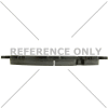 Posi Quiet Semi-Metallic Brake Pads with Hardware , Posi Quiet 104.16480