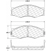 Posi Quiet Ceramic Brake Pads with Shims and Hardware , Posi Quiet 105.02660