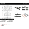 Posi Quiet Ceramic Brake Pads with Shims and Hardware , Posi Quiet 105.03700