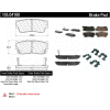 Posi Quiet Ceramic Brake Pads with Shims and Hardware , Posi Quiet 105.04180