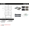 Posi Quiet Ceramic Brake Pads with Shims and Hardware , Posi Quiet 105.04660