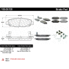 Posi Quiet Ceramic Brake Pads with Shims and Hardware , Posi Quiet 105.05720