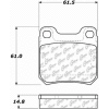 Posi Quiet Ceramic Brake Pads with Shims , Posi Quiet 105.07091