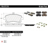 Posi Quiet Ceramic Brake Pads with Shims and Hardware , Posi Quiet 105.07210