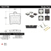 Posi Quiet Ceramic Brake Pads with Shims and Hardware , Posi Quiet 105.07790
