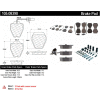 Posi Quiet Ceramic Brake Pads with Shims and Hardware , Posi Quiet 105.08390
