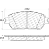 Posi Quiet Ceramic Brake Pads with Shims and Hardware , Posi Quiet 105.09061