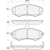 Posi Quiet Ceramic Brake Pads with Shims and Hardware , Posi Quiet 105.09410