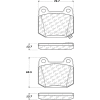 Posi Quiet Ceramic Brake Pads with Shims and Hardware , Posi Quiet 105.09610