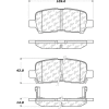 Posi Quiet Ceramic Brake Pads with Shims and Hardware , Posi Quiet 105.09990