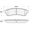 Posi Quiet Ceramic Brake Pads with Shims and Hardware , Posi Quiet 105.10300