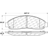 Posi Quiet Ceramic Brake Pads with Shims and Hardware , Posi Quiet 105.10390
