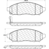 Posi Quiet Ceramic Brake Pads with Shims and Hardware , Posi Quiet 105.10940