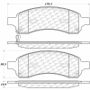 Posi Quiet Ceramic Brake Pads with Shims and Hardware , Posi Quiet 105.11691