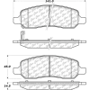 Posi Quiet Ceramic Brake Pads with Shims and Hardware , Posi Quiet 105.11720